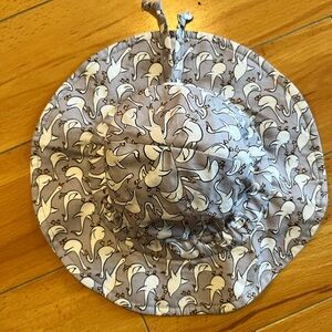 Gray Goose Print Kids Sun Hat
